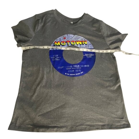 Motown Graphic Tee XL Four Tops "Baby I Need Your Loving" Design Heather Gray So - Picture 3 of 6
